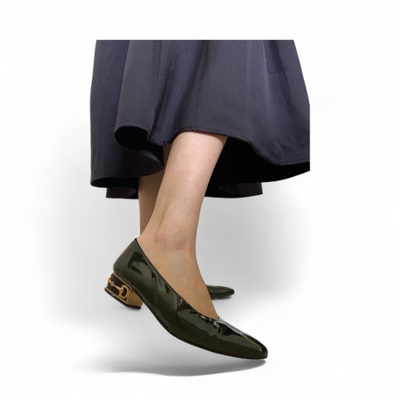 Piero Amore Emerald Leather shoes Size 6.5 - Picture 2 of 11